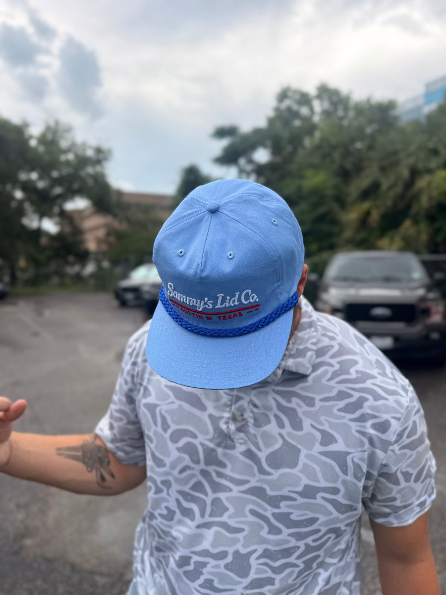 Customer wearing Sammy’s Lid Co. product