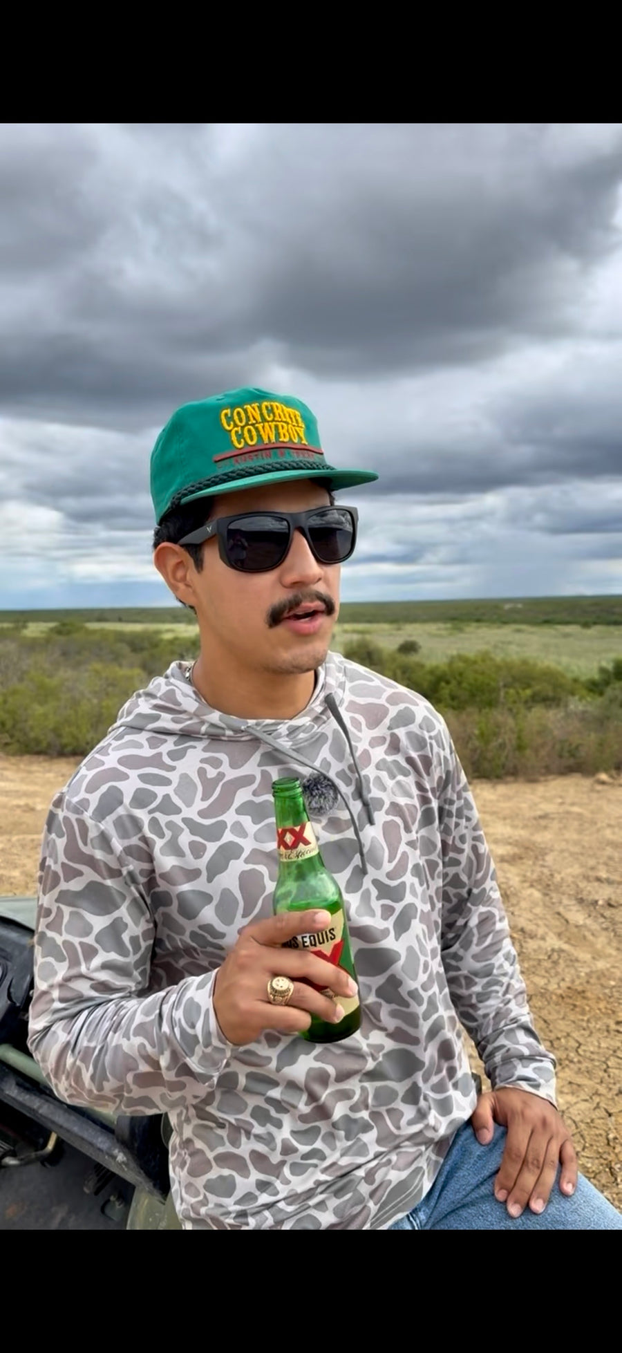 Customer wearing Sammy’s Lid Co. product